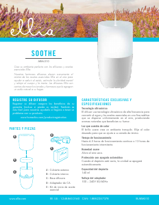 Manual de uso Ellia ARM-310 Soothe Difusor de aroma