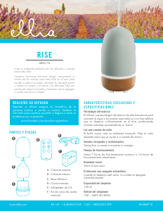 Manual de uso Ellia ARM-710 Rise (SP) Difusor de aroma