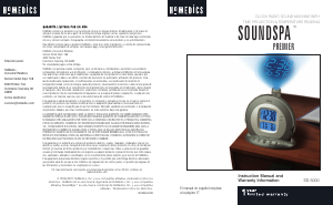 Manual de uso Homedics SS-5000 Radiodespertador