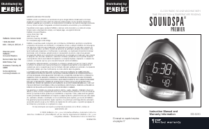 Manual de uso Homedics SS-5010 Radiodespertador