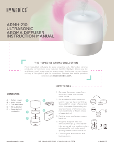 Handleiding Homedics ARMH-210 Aromaverstuiver
