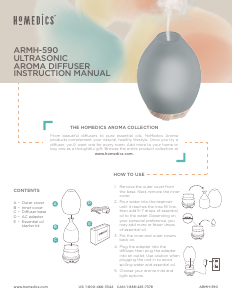 Manual Homedics ARMH-590 Aroma Diffuser