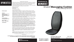 Handleiding Homedics SBM-300PA Massageapparaat