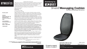 Manual de uso Homedics SBM-300PA Masajeador