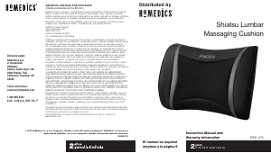 Manual de uso Homedics BK-K275 Masajeador