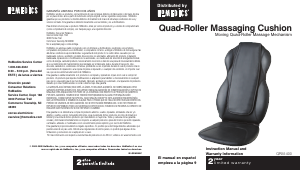 Manual de uso Homedics QRM-400 Masajeador