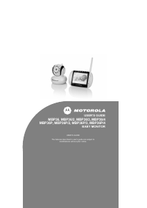 Manual Motorola MBP36 Baby Monitor