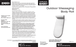 Manual de uso Homedics ODBR-100 Masajeador