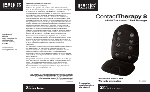 Manual de uso Homedics BK-5000 Masajeador