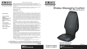 Manual de uso Homedics SBM-200 Masajeador