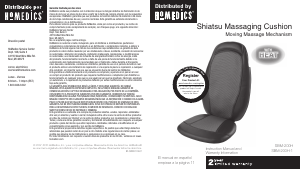 Manual de uso Homedics SBM-200H Masajeador