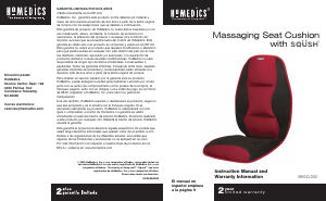 Manual Homedics BK-SQ200 Massage Device