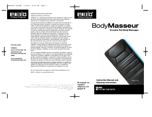 Manual Homedics BMS-10H Massage Device