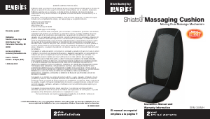 Manual Homedics SBM-SDSG Massage Device