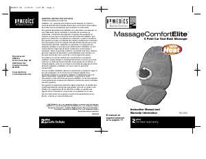 Manual de uso Homedics BK-4500 Masajeador