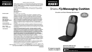 Manual de uso Homedics SBM-500H Masajeador