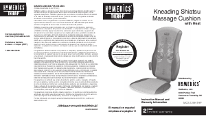 Manual Homedics MCS-125H-THP Massage Device