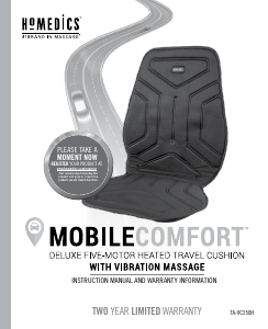 Mode d’emploi Homedics TA-VC250H Appareil de massage