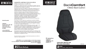 Manual de uso Homedics BK-250 Masajeador