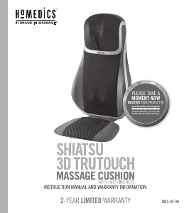 Manual Homedics MCS-847HJ Massage Device