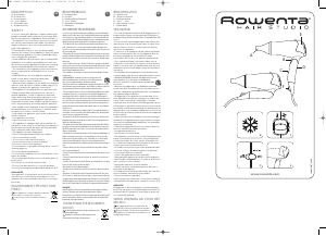 Handleiding Rowenta CV4412 Hairstudio Elite Haardroger