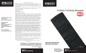 Manual de uso Homedics MM-P300 Masajeador