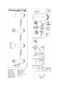 Handleiding Rowenta CV4803 Compact Pro Haardroger