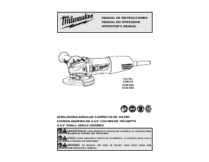 Manual Milwaukee 6130-59B Angle Grinder