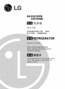 Handleiding LG GR-P227KGB Koel-vries combinatie