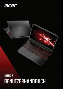Bedienungsanleitung Acer Nitro AN715-51 Notebook