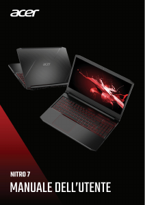 Manuale Acer Nitro AN715-51 Notebook