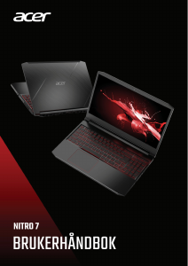 Bruksanvisning Acer Nitro AN715-51 Laptop