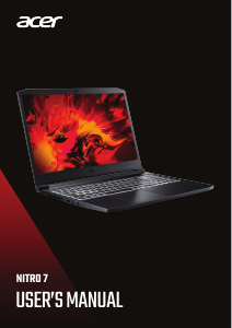 Manual Acer Nitro AN715-52 Laptop