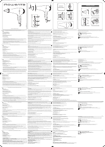 Mode d’emploi Rowenta CV8652 Sèche-cheveux