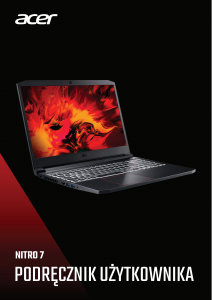 Instrukcja Acer Nitro AN715-52 Komputer przenośny