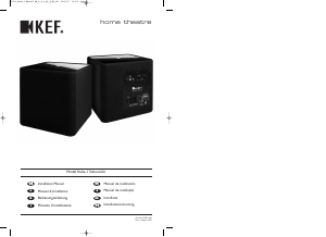 Handleiding KEF Kube-I Subwoofer