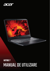 Manual Acer Nitro AN715-52 Laptop