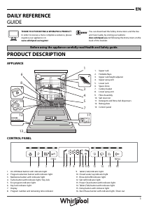 Manual Whirlpool WFO 3O32 P UK Dishwasher