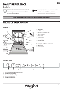 Manual Whirlpool WIE 2B19 IS Dishwasher