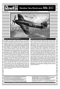 Manual de uso Revell set 03985 Airplanes Sea Hurricane Mk.II C