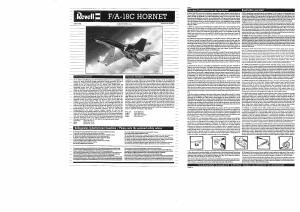 Mode d’emploi Revell set 04001 Airplanes F/A-18 C Hornet