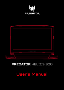 Manual Acer Predator G3-571 Laptop