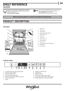 Manual Whirlpool WRCIO 3T123 PEF Dishwasher