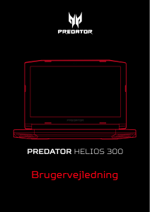 Brugsanvisning Acer Predator G3-571 Bærbar computer