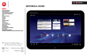 Handleiding Motorola XOOM Tablet