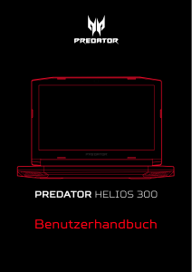 Bedienungsanleitung Acer Predator G3-572 Notebook