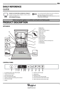 Handleiding Whirlpool WCIO 3O32 PE Vaatwasser