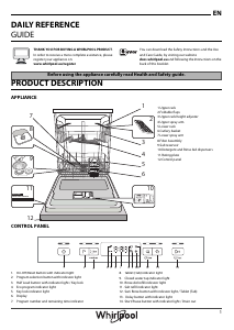 Manual Whirlpool WFC 3B19 X Dishwasher