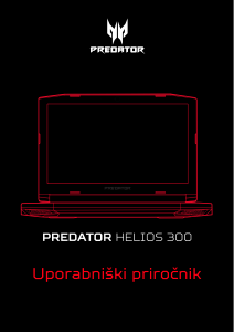 Priročnik Acer Predator G3-572 Prenosni računalnik