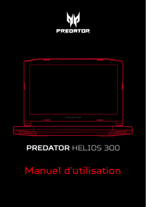 Mode d’emploi Acer Predator G3-573 Ordinateur portable